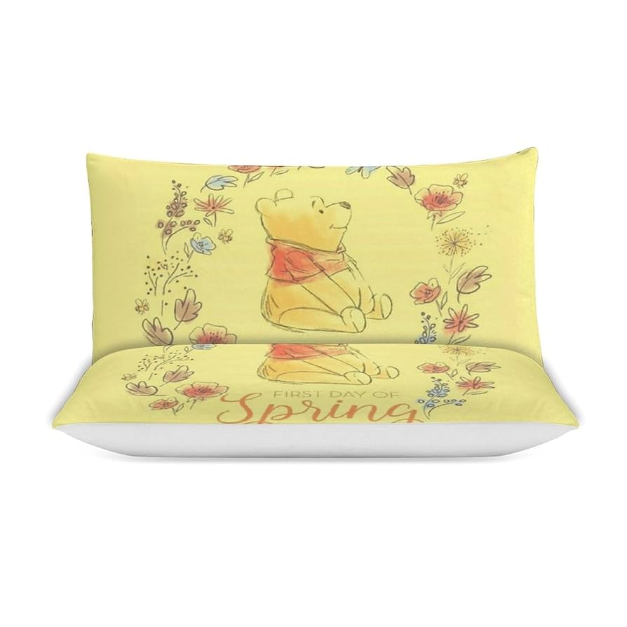 Amazon｜【3点セット】プー くまのプーさん 布団カバー 寝具